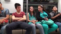 Dormidos en el Metro | Bromas en la calle | Bromas 2014 | SKabeche