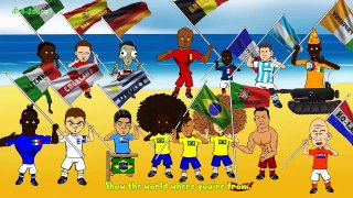 BRAZIL WORLD CUP 2014 HIGHLIGHTS the group stage by 442oons (funny football cartoon)