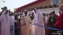 His Highness Sheikh Muhammad Bin Rashid Al Maktoum in Dubai Air Show Opening (08-11-2015)