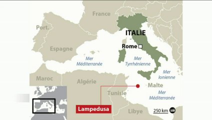 Un mois après son ouverture, visite au hotspot de Lampedusa