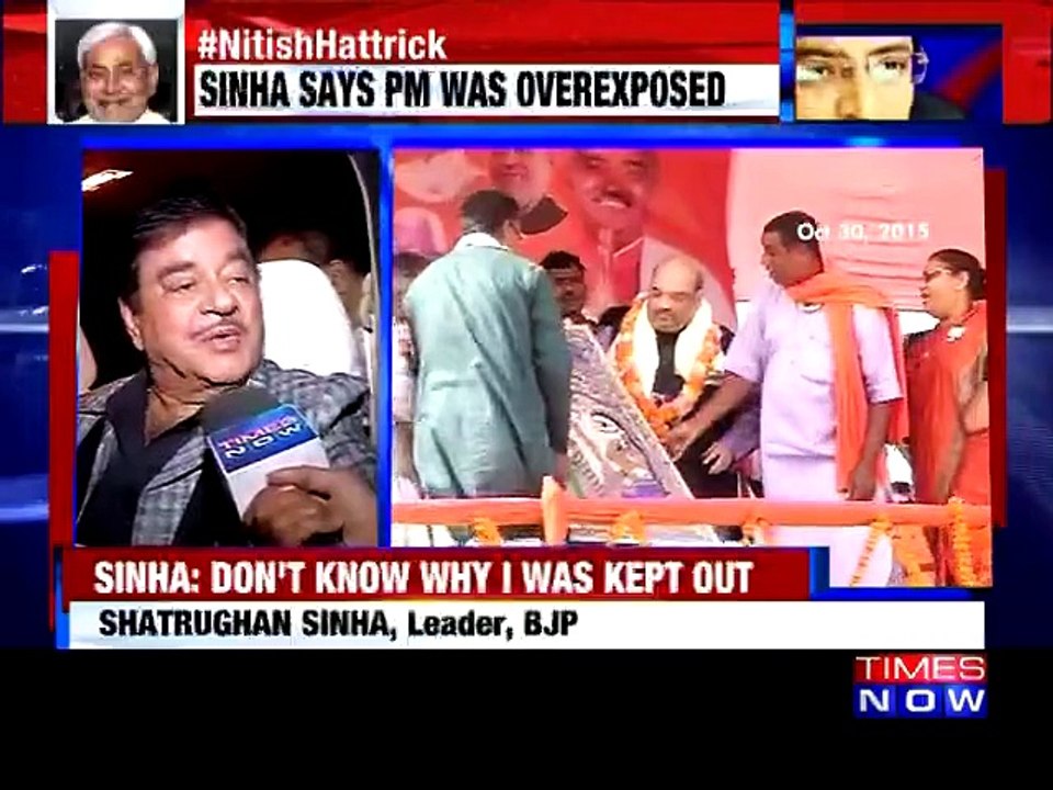Shatrughan Sinha Questions BJP's Strategies | Bihar Elections 2015
