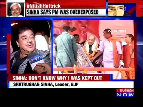 Shatrughan Sinha Questions BJP's Strategies | Bihar Elections 2015