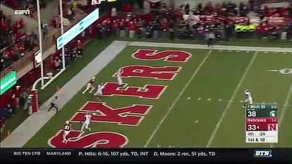 Michigan State at Nebraska - Football Highlights