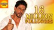 Shahrukh Khan Crosses 16 Million Followers On Twitter | Bollywood Asia