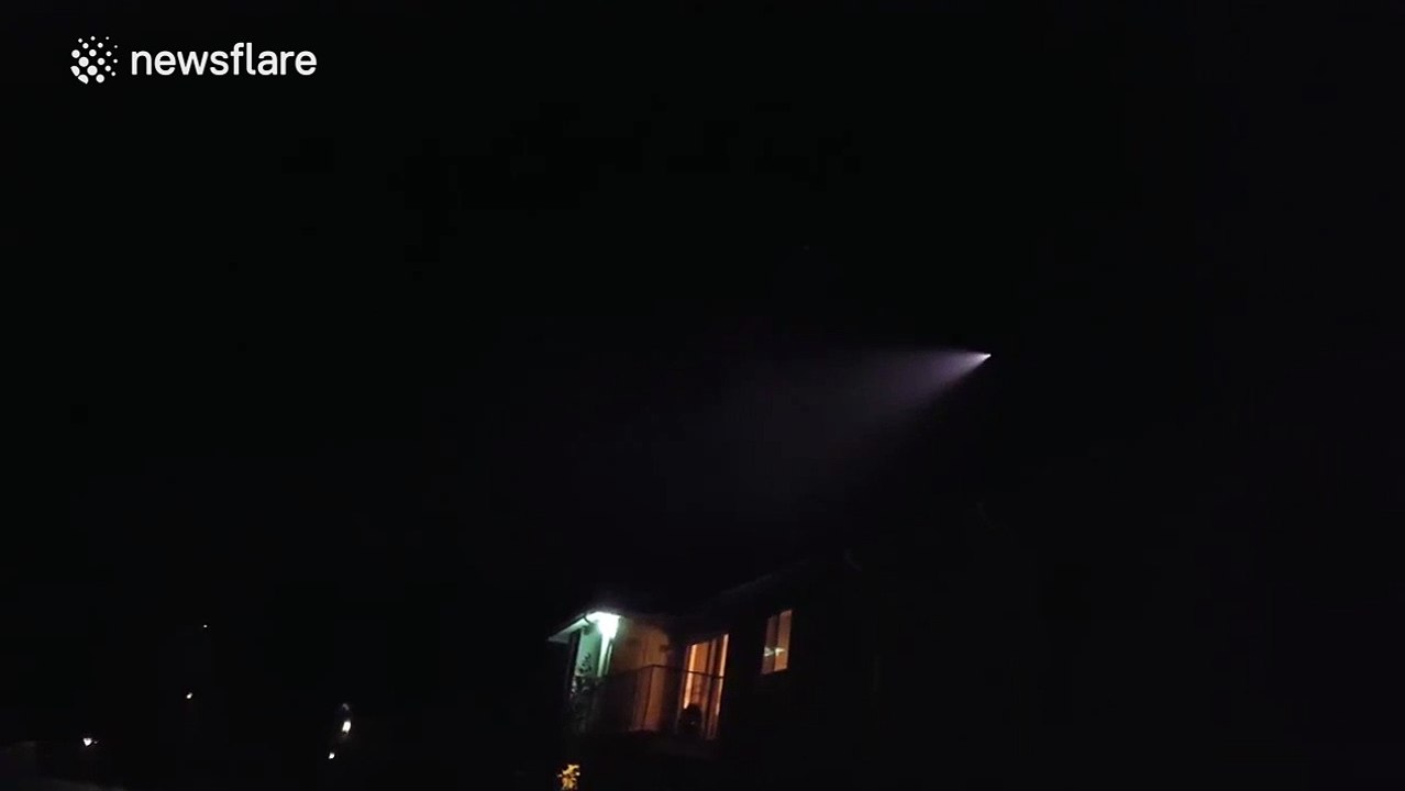 Missile test 'UFO' over California confuses bystanders