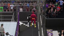 WWE 2k15 FLASH VS BLACK POWER RANGER EPIC BATTLE