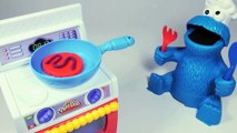 Play Doh Cookie Monster Kitchen Chef Cookies Sesame Street Playset playdo by lababymusica