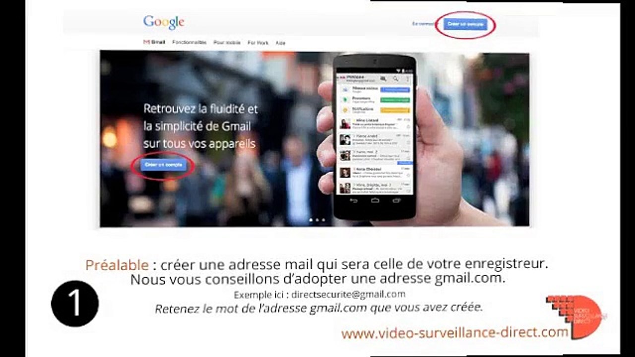 Caméra de vidéo surveillance : Programmer l'alerte mail en cas de détection de mouvement