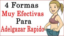 4 Consejos Para Bajar De Peso Rapido Y Efectivamente