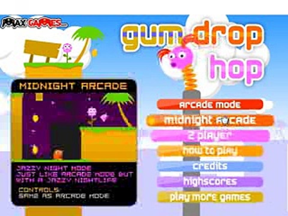 Gum Drop Hop  A Funny Adventure Game