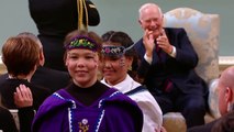 Inuit throat singers stole the show at the cabinet swearing in