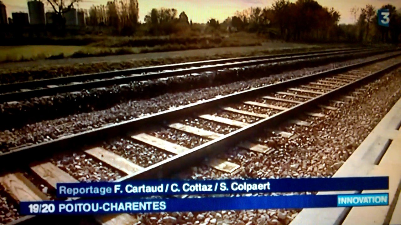 Reportage France 3 Poitou-Charentes sur l'inauguration de la plateforme multimodale Niort Terminal