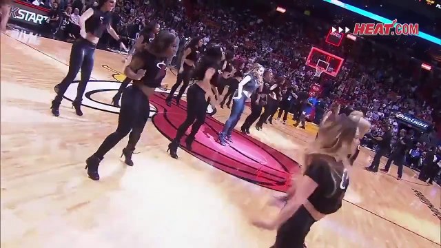 Miami Heat Dancers Performance | February 21, 2015 | NBA 2014-15 Season