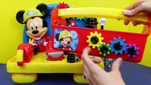 MICKEY MOUSE ❤ Clubhouse Workbench Toodles Toolbox ❤ MINNIE MOUSE Car Build Disney Junior