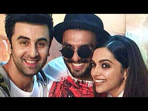 OMG! Deepika Padukone Poses With Ranbir Kapoor & Ranveer Singh