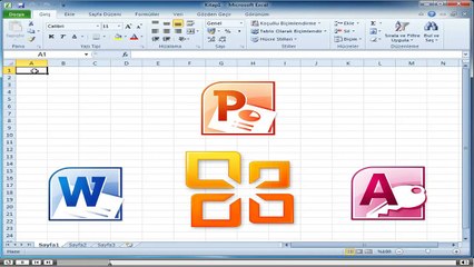 Excel, Baslangıc_1-Çalışma Alanı_1-Temel Pencere Bileşenleri