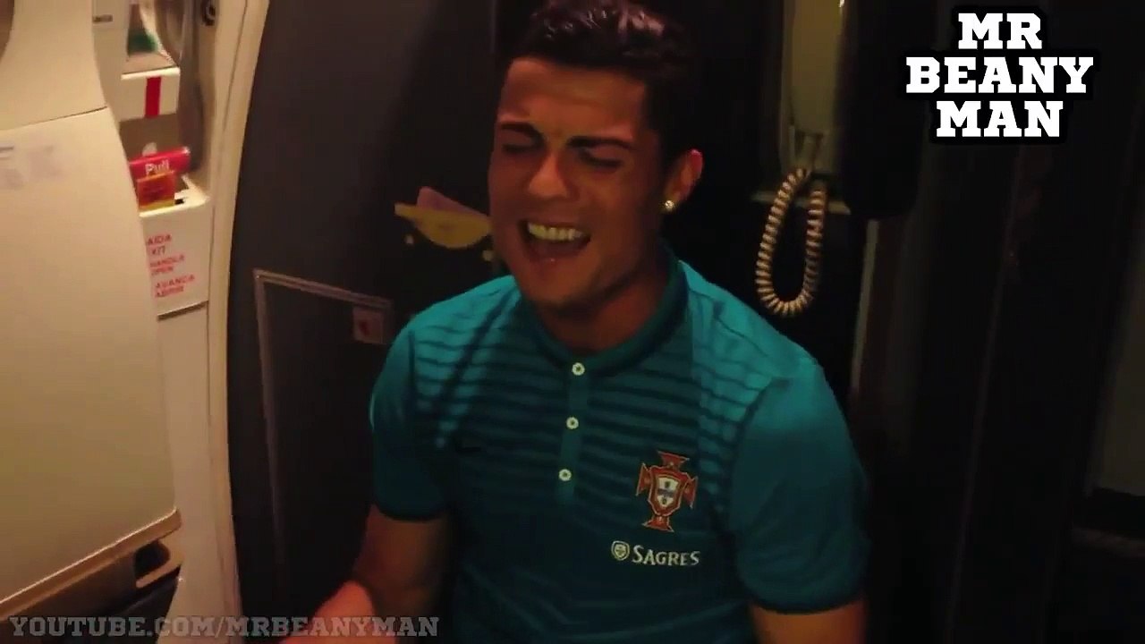 Cristiano Ronaldo covering Rihanna's Stay.