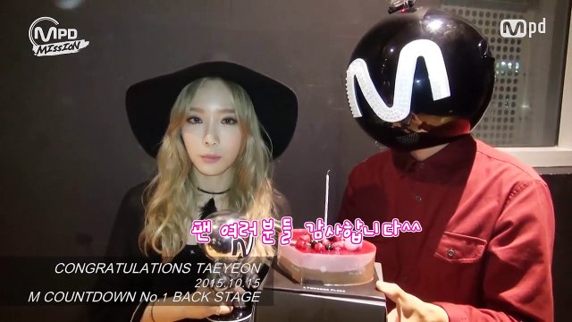 No.1 Tae yeon of Girls generation 1위 축하!! 태연 소녀시대 151015
