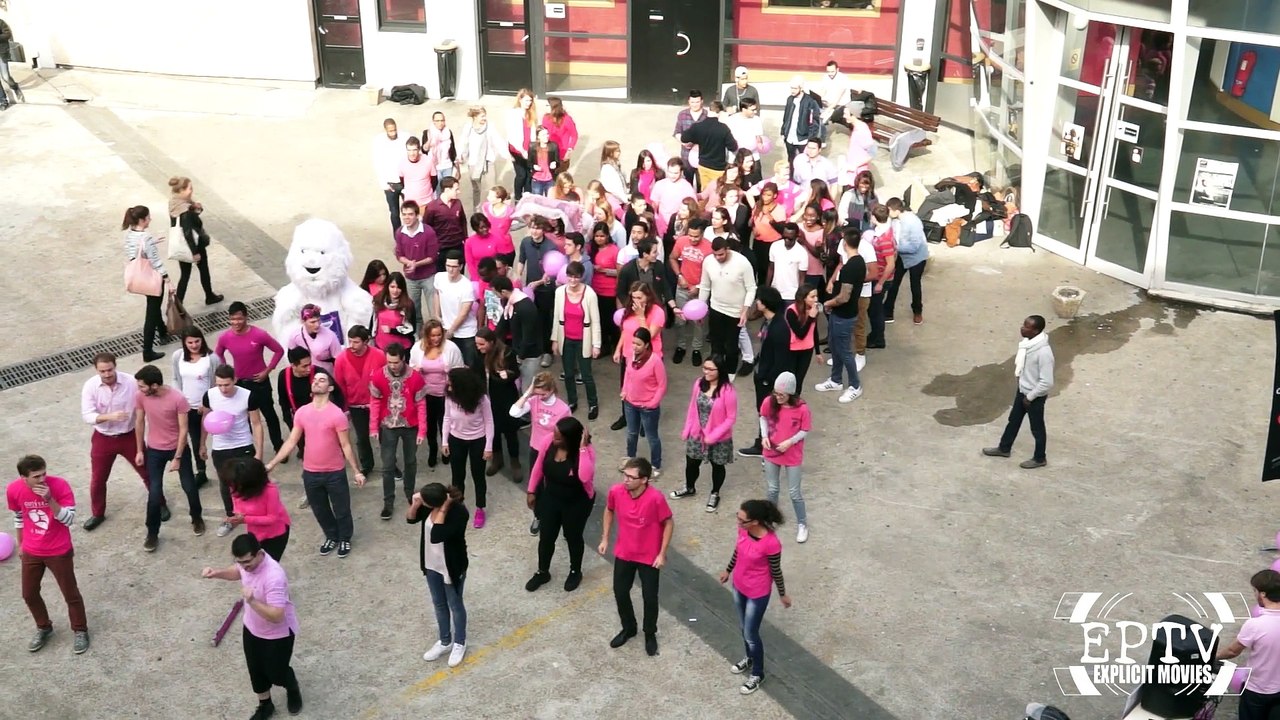 Flashmob Ionis STM contre le cancer du sein