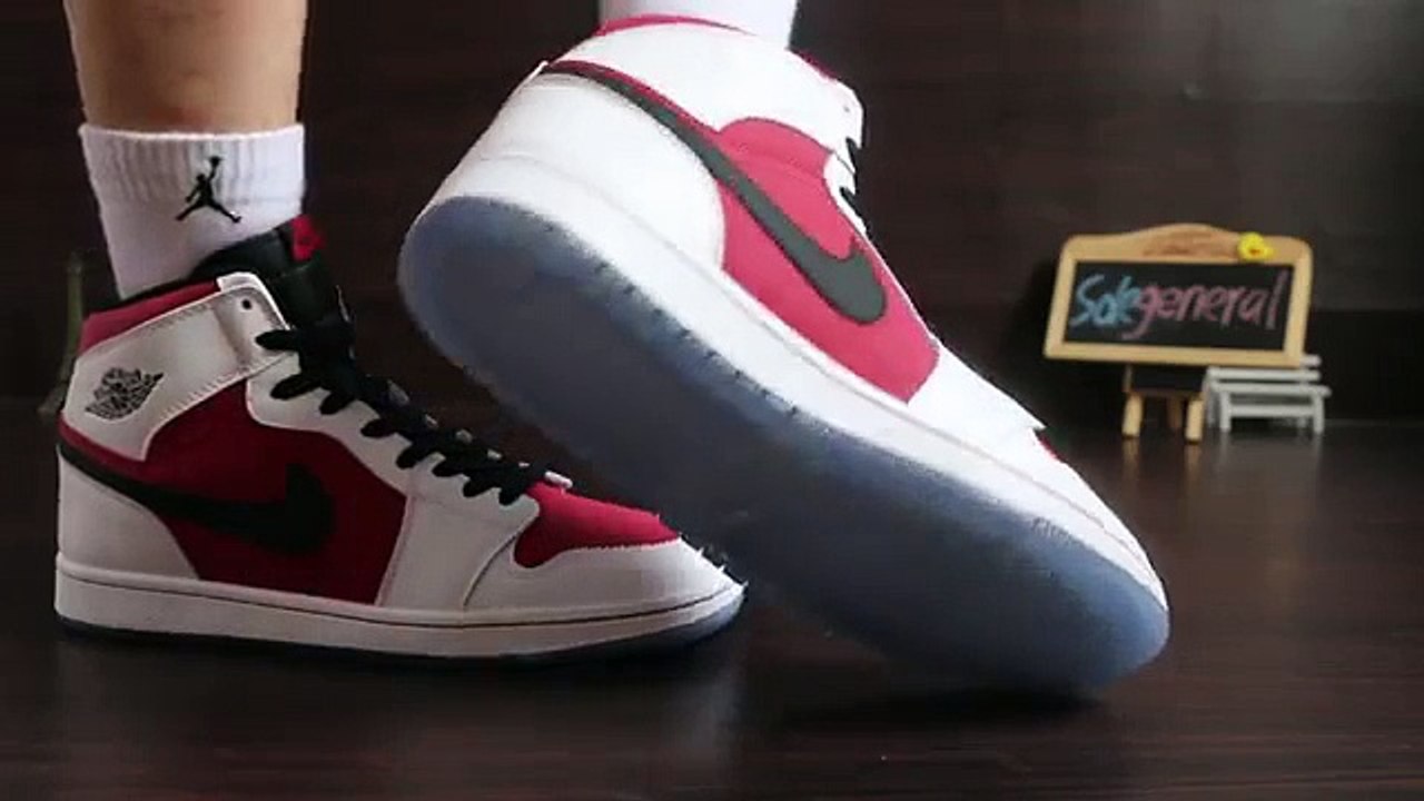 (HD Review) Authentic Air Jordan 1 Retro High OG “Carmine”Sneakers Cheap For sale