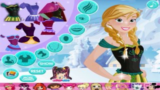 ♥ Disney Frozen Anna Frosty Makeover (Disney Princess Anna Dress Up Game)