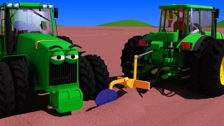 VIDS for KIDS in 3d (HD) Tractor John Deere for at Work, Learn about Farming AApV
