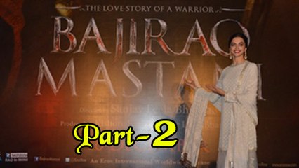 Deepika Padukone Launches Bajirao Mastani Poster (UNCUT) PART 1