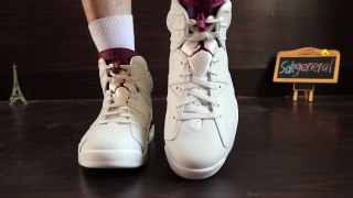 HD_Review_Authentic Air Jordan 6 “Maroon” On Foot Cheap for wholesale