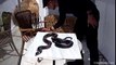 Amazing 3D Drawing A Snake - Awesome Talented Guy