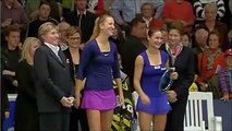 Victoria Azarenka dances on WTA Luxemburg final
