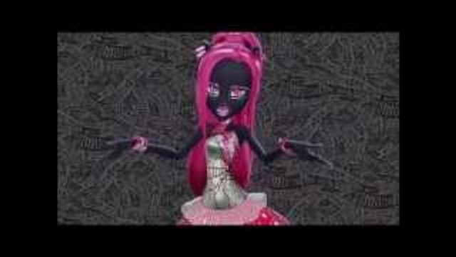 Catty Noir говорит по русски и поет песню Monster high