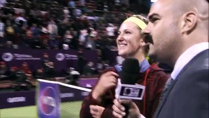 Victoria Azarenka Meets David Beckham