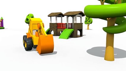 Toy Trucks - Find the AMBULANCE! Excavator Max Surprise Eggs Hot & Cold Playground Games!
