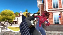 Spiderman Vs Batman Cartoons Singing Finger Family Children Nursery Rhymes | Epic Rap Batt
