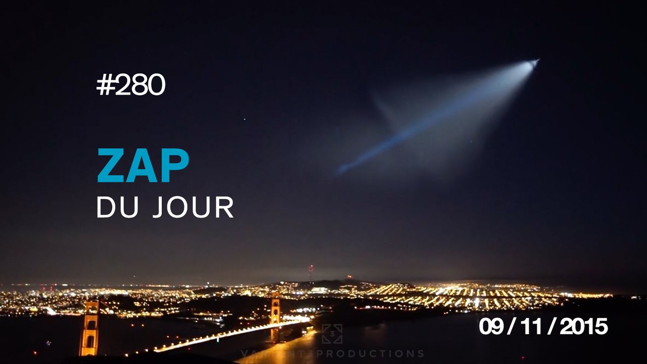 ZAP DU JOUR #280 : Attaque de requin / Jet surfing / Timelapse du missile au dessus de San Francisco