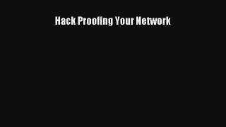 Hack Proofing Your Network Download