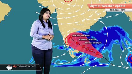 Weather Forecast for November 10, 2015: Deep depression over Bay of Bengal