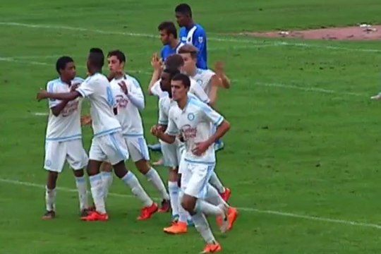 U17 National - Béziers 1-1 OM : le but de Raouf Mroivili (45e)