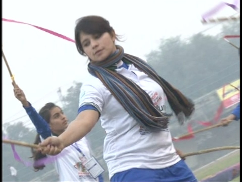 Girls Dance in Lahore Inter-School Games On Gangnam style