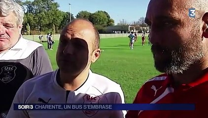 Charente : un car en flammes avec 39 enfants à bord