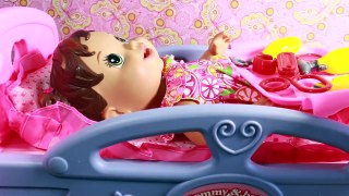 Baby Alive Doll has BROKEN LEG & ARM Sick Goes To Hospital Dr Doctor Baby Boy Attack INJUR