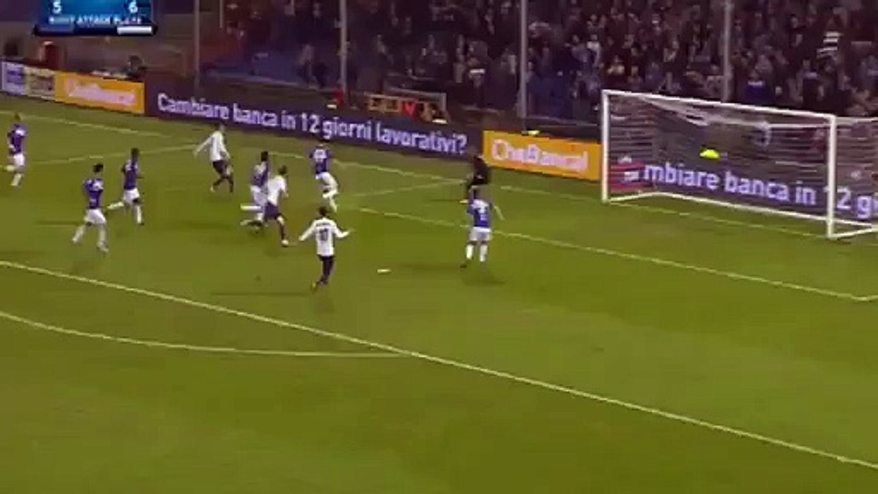 0 2 Nikola Kalinić Brilliant Goal | Sampodria vs Fiorentina 08.11.2015 HD