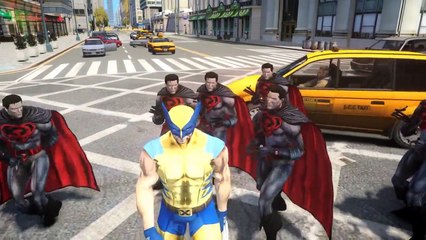 WOLVERINE VS REDSUN SUPERMAN ARMY EPIC BATTLE