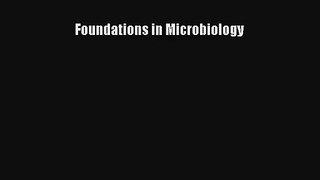 Foundations in Microbiology PDF