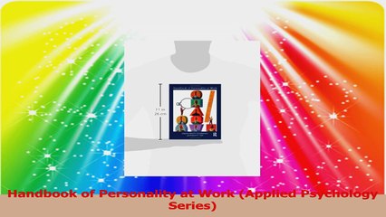 Handbook of Personality at Work Applied Psychology Series Ebook Free
