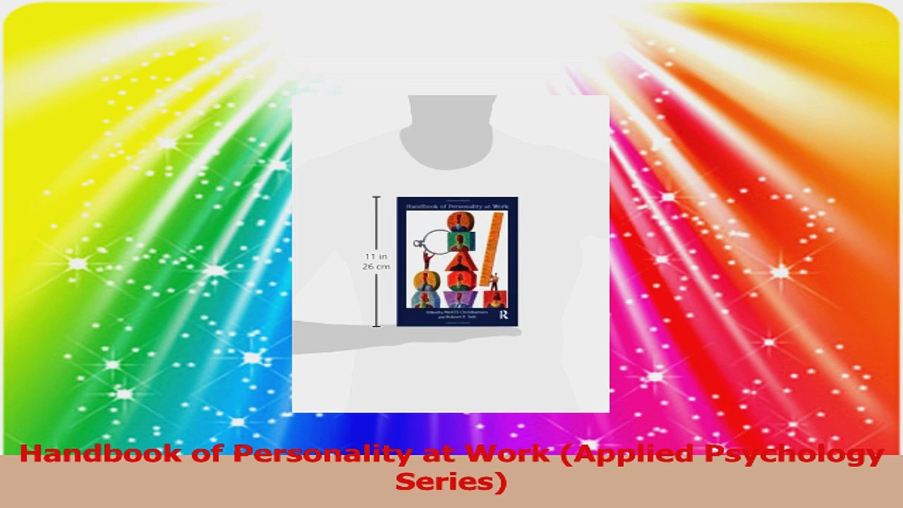 Handbook of Personality at Work Applied Psychology Series Ebook Free