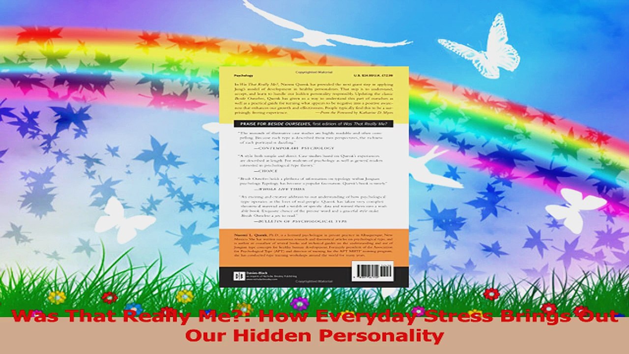 Was That Really Me How Everyday Stress Brings Out Our Hidden Personality Ebook Online
