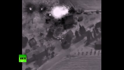 Thermal video of Russian Air Force operations