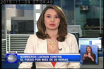 Bomberos luchan contra el fuego por más de 20 horas