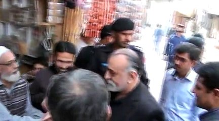 IGP KP, Mr. Nasir Khan Durrani, visited Qissa Khwani Met public and enquired about their issues